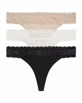Dámská bavlněná tanga Tommy Hilfiger UW06337