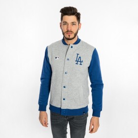 47 Brand Pánská Bunda Los Angeles Dodgers ’47 BURNSIDE Track Jacket Velikost: S