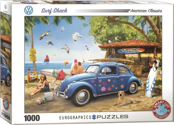 EUROGRAPHICS Puzzle VW Brouk a surfaři