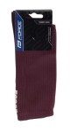 Ponožky FORCE LONGER SLIM, vínové (barva vínová, velikost L/XL)