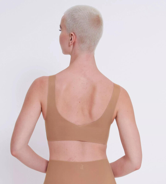 Dámská podprsenka ZERO Feel 2.0 Bralette - BROWN - hnědá 00CM - SLOGGI BROWN L