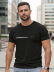 Pánské bavlněné tričko s nápisem „Whatever“, černé, FashionStreet NX5128R L
