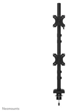 Neomounts DS60-600BL2V černá / Držák pro dva monitory na stůl / velikost 10-32" / VESA 75x75-100x100 / nosnost 9 kg (DS60-600BL2V)