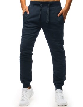 Pánské teplákové kalhoty tmavě modré Dstreet UX2707 L