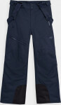 Dětské lyžařské kalhoty 4F HJZ22-JSPMN002 tmavě modré Modrá