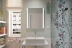 HANSGROHE - Xarita Lite Q Zrcadlo s LED osvětlením, 70x60 cm, matná bílá 54962700
