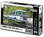 RETRO-AUTA Puzzle BUS č.16 Škoda 706 RTO LUX (1967)