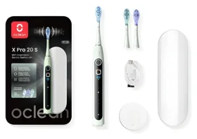 Oclean X Pro 20 SET mátová / Sonický zubní kartáček / 84.000 kmitů / 12 oblastí / Bluetooth / IPX7 (C01000743)