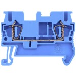 Siemens 8WH20000AF01 průchodková svorka přípojka s pružinovým protitahem modrá 50 ks