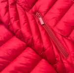 Červená prošívaná dámská bunda pro přechodné období (5M783-270) odcienie czerwieni