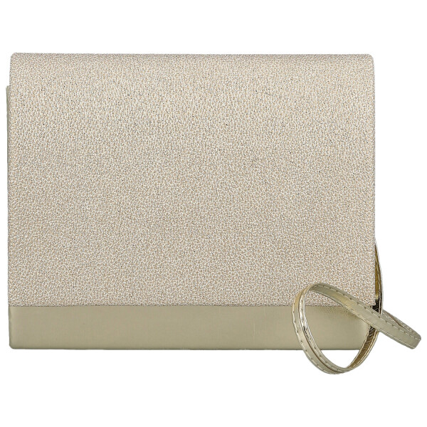 Módní dámská plesová kabelka Elvina, zlatá