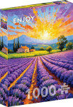 Puzzle Levandulový západ slunce 1000 dílků