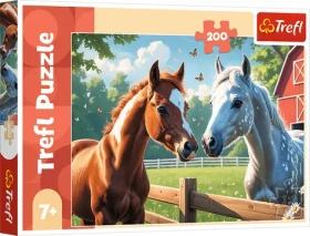TREFL Puzzle Koně na mýtině