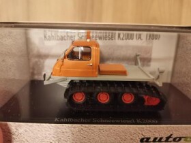 Autocult - Kahlbacher Schneewiesel - sněžná rolba 1:43 - limitka 333ks