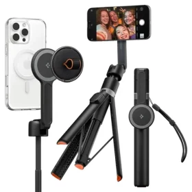 Spigen Selfie Stick MagSafe+ Tripod černá (AMP09534)