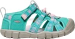 Dětské sandály Keen Seacamp II CNX children bright aqua/pink-a-boo Velikost: 30