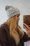 Fleecová čepice Sonia K201 světle šedá UNI