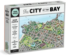 GALISON Puzzle Město v zálivu San Francisco 2v1