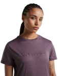 ICEBREAKER Wmns Merino 150 Tech Lite SS Tee IBStitchlin, Grey Plum velikost: XS