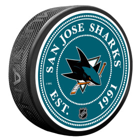 Mustang Puk San Jose Sharks NHL Stud