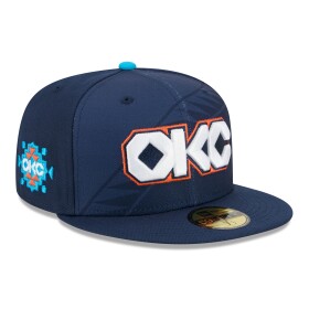 New Era Pánská kšiltovka Oklahoma City Thunder NBA 2025-26 City Edition 59FIFTY Fitted Velikost: 7 1/2