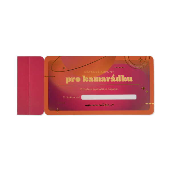 Dárkové kupony pro kamarádku - Albi