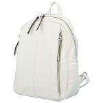 Stylový dámský koženkový kabelko/batoh Cedra, bílý