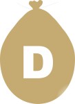 Balónek písmeno D zlaté balonky.cz Balónek písmeno D zlaté balonky.cz