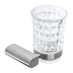 Tutumi - Sklenička kartáčovaný nikl 322224 REA-77036