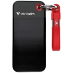 Verbatim Pocket SSD 128 GB černo-červená / Externí SSD / USB-C 3.2 Gen 2 / R: 1000 MB/s / W: 1000 MB/s (32434)