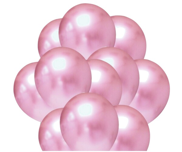 Balónky chromové světlerůžové 20 ks 30 cm Balonky.cz Balónky chromové světlerůžové 20 ks 30 cm Balonky.cz