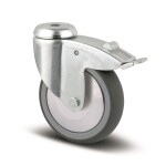 Tente Přístrojové kolečko 125 mm,otočné s brzdou 752
