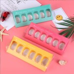 Cake star Elegantní krabička na makronky žlutá 23x9,8cm na 6ks balení 20ks