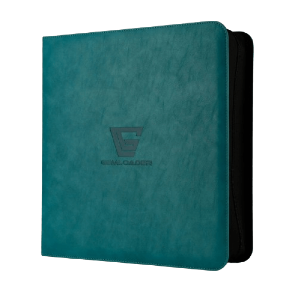 Album na gradované karty Gemloader Premium Graded Card Binder 28 kapes (2x2) - Turquoise
