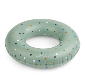 LIEWOOD Nafukovací kruh Baloo Confetti Peppermint Mix - 45 cm, zelená barva, plast
