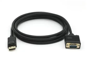 Equip adaptér DisplayPort-VGA černá / Adaptér / 1920x1200 / 2 m / pozlacené konektory (119338)