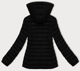 Černá dámská prošívaná bunda s kapucí J Style (16M9102-392) odstíny černé M (38)