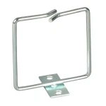 EFB Kroužek na kabely 80x80 mm / Kroužek na kabely / pro 19" rozvaděč / ocel / hliníková (699991.3)