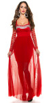 Sexy večerní šaty Koucla krajkou na červeném koberci