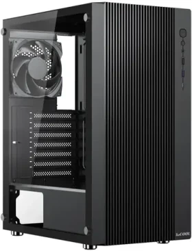 1stCOOL GAMER 4 černá / PC skříň / Mid Tower / Bez zdroje / USB 3.0 / USB-C / průhledná bočnice (ML-GAMER4-AU-USB3-TS)