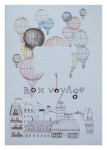 Be Nice EKO Školní sešit 423/A4 linkovaný 2/3 stránky - Bon Voyage