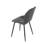 Jídelní židle, šedá, látka, CT-285 GREY2