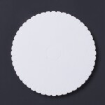 Kumihimo disk - pěnový - bílý - ∅ 150 mm - 1 ks