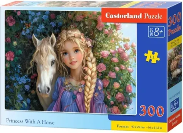 Castorland 030613 Puzzle Princezna a kůň