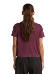 ICEBREAKER Wmns Merino 150 Tech Lite SS Crop Tee Gr8, Dark Berry velikost: L