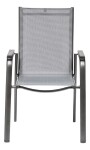 KETTLER CIRRUS stohovatelné, hliníkové křeslo - antracit / šedá
