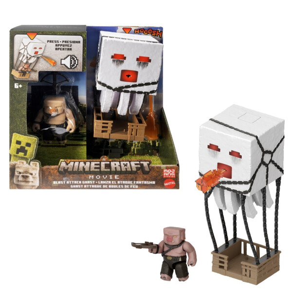 Minecraft velká figurka s ohnivou koulí - Mattel Minecraft