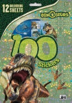 Dinosauři - 100 samolepek s omal. listy - Kolektiv