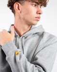 Carhartt WIP Hooded Chase Sweat Grey Heather / Gold M
