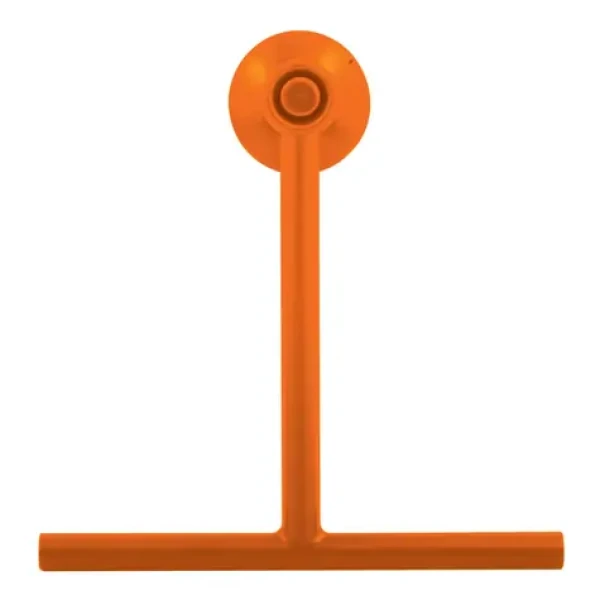 Spirella TIM sprchová stěrka s přísavkou oranžová / plast / 22 cm (7610583205766)
